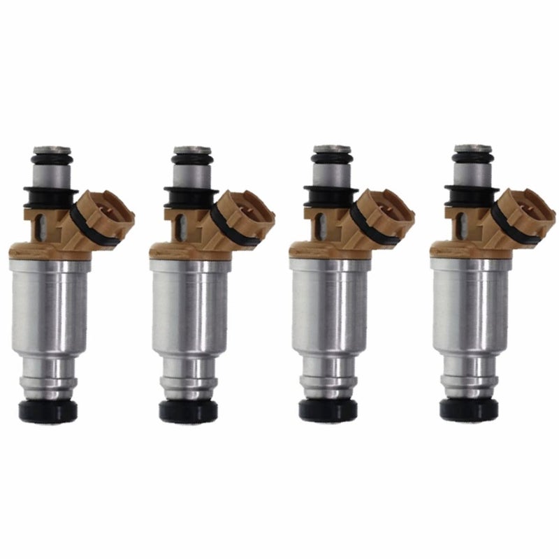 IXGKHC 4PCS 2 Holes Fuel Injector 1992-1997 Replacement For Toyota Corolla 1.6L with Geo Prizm 1993-1997, Replace OE# 23250-16150,23209-16150,94853703,89053854 - Image 2